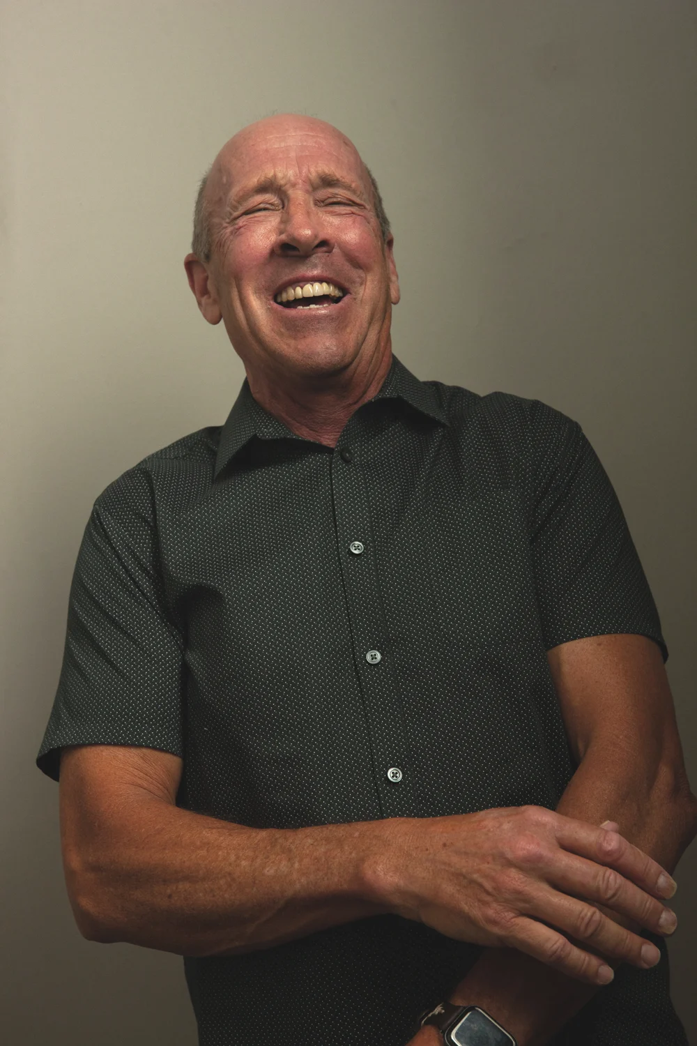 Jeff Allen laughing in his official press portrait